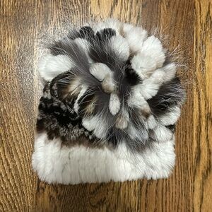 Rabbit fur hat